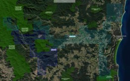 Image showing lease area EL9668 and ELA6802 over terrain